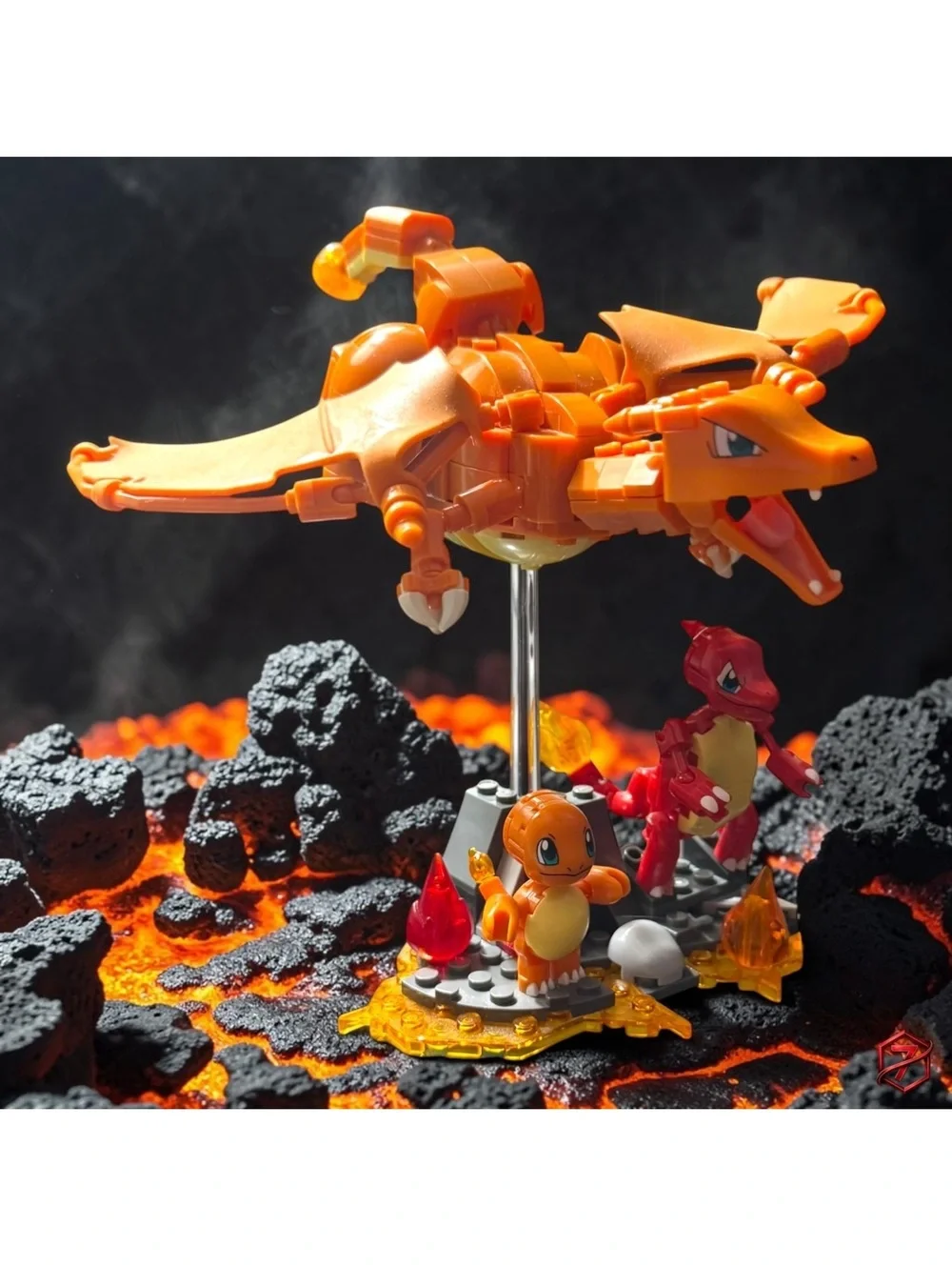 Mega Construx Pokémon Charmander Evolution Set HFG06 313pc Near Complete w/ Box